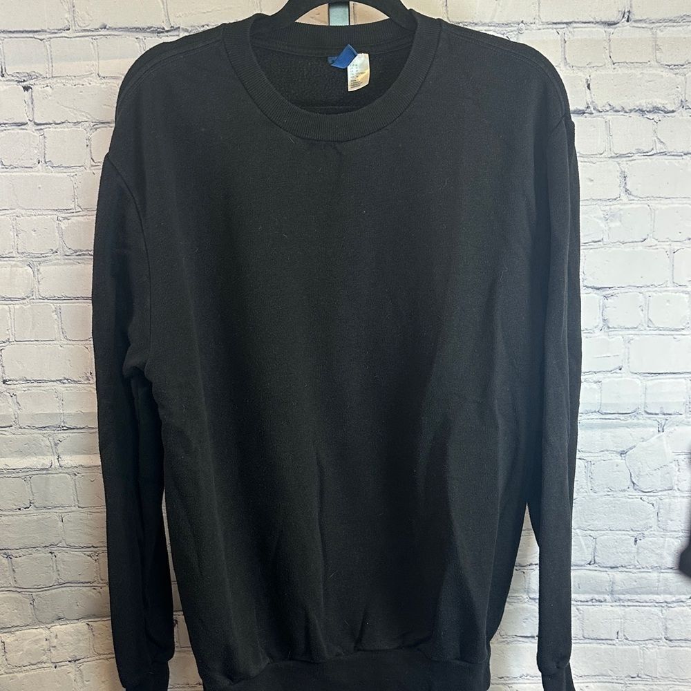 H&M Men's Black Crewneck Sweater